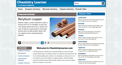 Desktop Screenshot of chemistrylearner.com